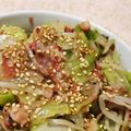 2590ak's cooksnap of when they made 酒の肴に！もやしとレタスのコンビーフ炒め.