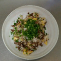 ここみ3434's cooksnap of when they made 一人暮らしのランチ簡単挽肉オイスター炒飯.