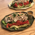 chiru224's cooksnap of when they made 簡単焼なすと豚しゃぶのエスニックサラダ　.