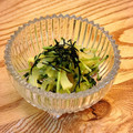 chiru224's cooksnap of when they made 超簡単☆セロリと豆苗とたくあんの炒めあえ.