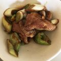 chamamaz's cooksnap of when they made 豚バラブロックと葱の甘辛炒め.