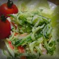 かき氷's cooksnap of when they made ✿キュウリのカニ風味サラダ✿.