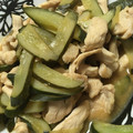 やーしー's cooksnap of when they made さっぱり鶏むね肉ときゅうりの簡単甘酢炒め.