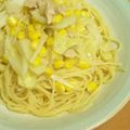 やゆみ's cooksnap of when they made ☆春キャベツ☆ツナ☆コーンのパスタ.