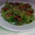 クックE697PE☆'s cooksnap of when they made レタスの巻き巻き浅漬けサラダ.