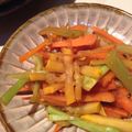 Emmabeagle's cooksnap of when they made 子供もおいしいズッキーニと人参のきんぴら.