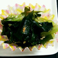 ピニヨ's cooksnap of when they made わかめとサニーレタスの炒め物.