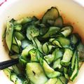 ぷーにゃん＊'s cooksnap of when they made キュウリとツナのマヨマスタードサラダ.