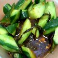 AKEAK's cooksnap of when they made 【簡単！】きゅうりと塩昆布浅漬け☆常備菜.