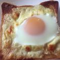 ミルクトッポ's cooksnap of when they made 卵乗せチーズトースト.
