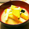 あ～ちゃんさ～ちゃん's cooksnap of when they made 娘考案＊かぼちゃとじゃがいものお味噌汁＊.