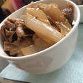 __kana__'s cooksnap of when they made 【一人暮しのお弁当】豚こま丼.