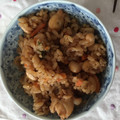 ukimari's cooksnap of when they made 煮汁再利用の鰯と豆のごはん.