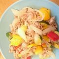 あやこむぎこ's cooksnap of when they made 簡単■豚肉と夏野菜のエスニック炒め■.