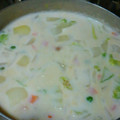 猫まんま☆'s cooksnap of when they made ５分で完成！ほんだしで和風なミルクスープ.
