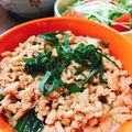 メロルン's cooksnap of when they made 夏バテ解消☆オクラ・とろろのそぼろ丼.