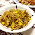 akicat's cooksnap of when they made 腹ペコ男子パクパク！炊飯器カレーピラフ☆.
