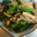 和芥子's cooksnap of when they made ツルムラサキのオイスターソース炒め.