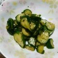 カナネ's cooksnap of when they made きゅうりの塩昆布ゆかり和え☆.