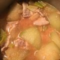 亀ちん's cooksnap of when they made 母直伝!! 冬瓜と豚肉の煮物☆味噌煮.