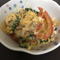 chiho33's cooksnap of when they made ゴーヤとトマトの卵炒め.