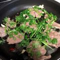 たなかぴ's cooksnap of when they made ラムとパクチーのエスニック炒め.