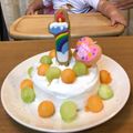 ☆ちい★'s cooksnap of when they made 1歳の誕生日ケーキ♡離乳食.