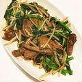aqua33's cooksnap of when they made ღ.: レバニラ？ニラレバ？炒め:.ღ.