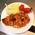 まきろにあ's cooksnap of when they made 鶏もも肉deコク旨☆照り焼きチキン.