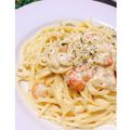 hoenae's cooksnap of when they made 海老クリームパスタ.