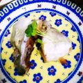 かのこーん's cooksnap of when they made アジのアラカマ酒蒸しポン酢☆.