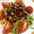 むーにんママ's cooksnap of when they made カリカリ豚と水菜のアジアンサラダ.