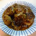 kurukurumin's cooksnap of when they made レンコンとひじき入り肉団子（甘酢あん）.