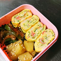ma04tsu's cooksnap of when they made お弁当用カニ玉風玉子焼き.