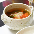 ❀あおい❀'s cooksnap of when they made トマトとワカメのスープ.