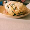 クックS3KLCL☆'s cooksnap of when they made ★ほうれん草とウィンナーの蒸しパン★.