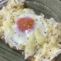⭐️くっく船長⭐️'s cooksnap of when they made レンジで目玉焼き！？簡単目玉焼きトースト.
