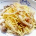 にわとりホリデー's cooksnap of when they made 和風☆ツナとキノコのバター醤油パスタ☆.