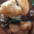 Achans's cooksnap of when they made めんつゆで簡単♪鶏むね肉と茄子の揚げ浸し.