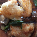 Achans's cooksnap of when they made めんつゆで簡単♪鶏むね肉と茄子の揚げ浸し.