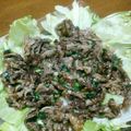 まあこmm's cooksnap of when they made 牛肉のオイスターソース炒め♪レタスと.