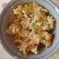 悠花々's cooksnap of when they made レンジde簡単♡やみつき卵チャーハン.