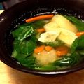Reinaxoxo's cooksnap of when they made 小松菜・油揚げの味噌汁.