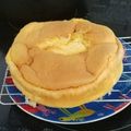 ヨダぽよ's cooksnap of when they made しゅわっしゅわしっとりスフレチーズケーキ.