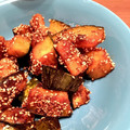 ayaka☆mu's cooksnap of when they made 簡単かぼちゃの甘酢焼き☆お弁当の彩りにも.