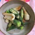 ankotetu's cooksnap of when they made オクラとちくわの胡麻和え.