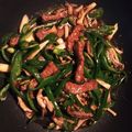 ひざ野郎's cooksnap of when they made 牛肉の青椒肉絲.