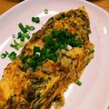 くまちーこ's cooksnap of when they made 餃子リメイク！残った餃子の具で卵焼き.
