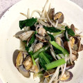 minton2's cooksnap of when they made 小松菜とあさりのガーリックバター炒め.