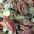 クックZOCE29☆'s cooksnap of when they made トマトきゅうりアボカドのオーロラサラダ.